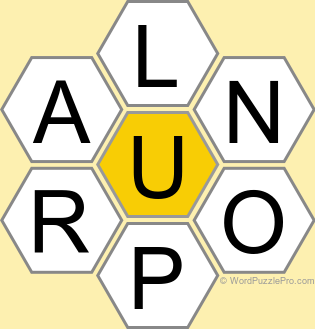 Spelling Bee "Hive" Board for November 3, 2022 Spelling Bee "Hive" Board for November 3, 2022