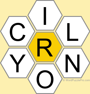Spelling Bee "Hive" Board for November 18, 2022 Spelling Bee "Hive" Board for November 18, 2022