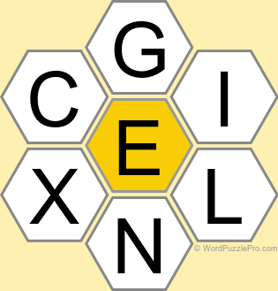 Spelling Bee "Hive" Board for November 28, 2022 Spelling Bee "Hive" Board for November 28, 2022