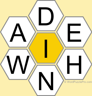 Spelling Bee "Hive" Board for December 27, 2022 Spelling Bee "Hive" Board for December 27, 2022