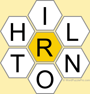Spelling Bee "Hive" Board for December 30, 2022 Spelling Bee "Hive" Board for December 30, 2022