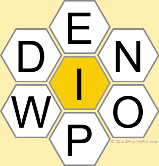 Spelling Bee "Hive" Board for January 31, 2023 Spelling Bee "Hive" Board for January 31, 2023