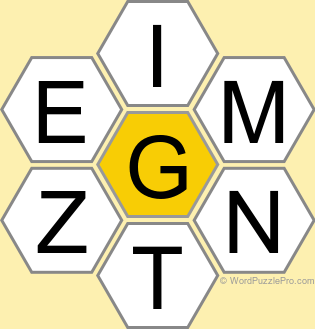 Spelling Bee "Hive" Board for February 1, 2023 Spelling Bee "Hive" Board for February 1, 2023