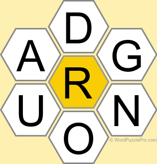 Spelling Bee "Hive" Board for February 2, 2023 Spelling Bee "Hive" Board for February 2, 2023