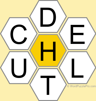 Spelling Bee "Hive" Board for February 21, 2023 Spelling Bee "Hive" Board for February 21, 2023