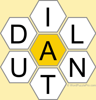 Spelling Bee "Hive" Board for February 25, 2023 Spelling Bee "Hive" Board for February 25, 2023