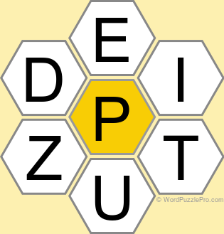Spelling Bee "Hive" Board for March 15, 2023 Spelling Bee "Hive" Board for March 15, 2023