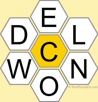 Spelling Bee "Hive" Board for March 17, 2023 Spelling Bee "Hive" Board for March 17, 2023