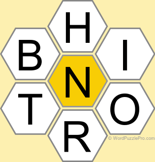Spelling Bee "Hive" Board for May 25, 2023 Spelling Bee "Hive" Board for May 25, 2023
