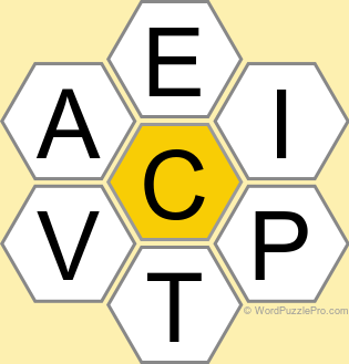 Spelling Bee "Hive" Board for May 30, 2023 Spelling Bee "Hive" Board for May 30, 2023