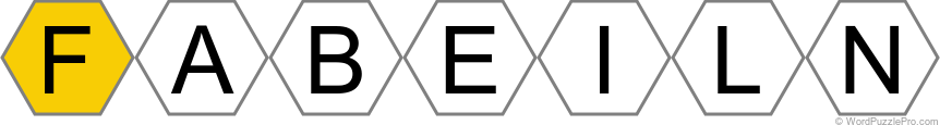 Spelling Bee "Hive" Board for March 1, 2024