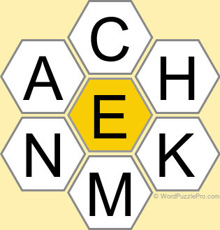 Spelling Bee "Hive" Board for May 28, 2024 Spelling Bee "Hive" Board for May 28, 2024