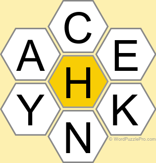 Spelling Bee "Hive" Board for August 2, 2024 Spelling Bee "Hive" Board for August 2, 2024