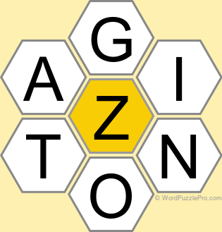 Spelling Bee "Hive" Board for August 9, 2024 Spelling Bee "Hive" Board for August 9, 2024