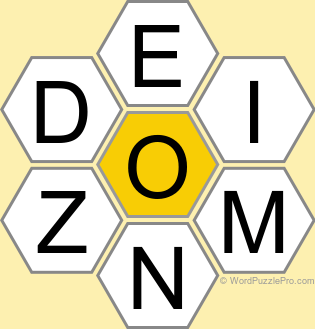 Spelling Bee "Hive" Board for August 28, 2024 Spelling Bee "Hive" Board for August 28, 2024