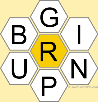 Spelling Bee "Hive" Board for September 11, 2024