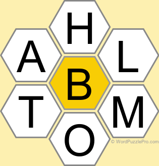 Spelling Bee "Hive" Board for September 12, 2024