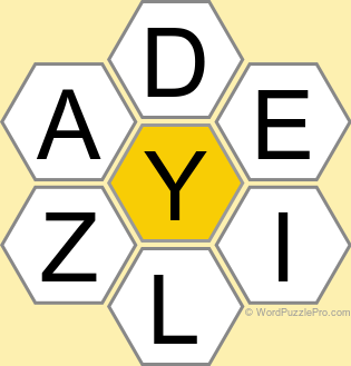 Spelling Bee "Hive" Board for September 22, 2024