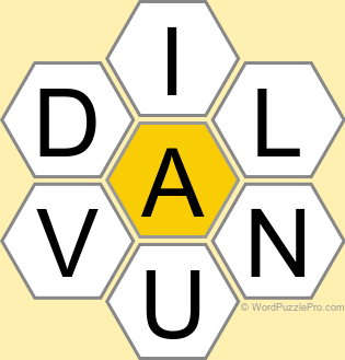 Spelling Bee "Hive" Board for September 26, 2024