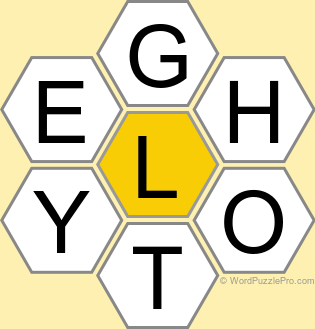 Spelling Bee "Hive" Board for September 28, 2024