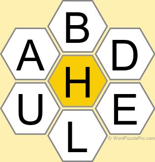 Spelling Bee "Hive" Board for October 26, 2024