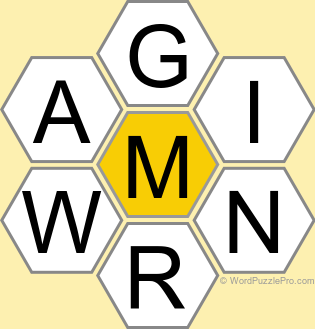 Spelling Bee "Hive" Board for October 28, 2024