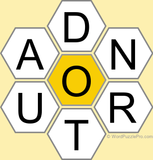 Spelling Bee "Hive" Board for November 8, 2024