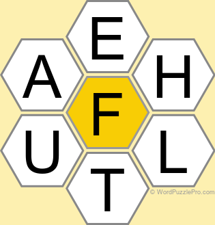 Spelling Bee "Hive" Board for February 4, 2025