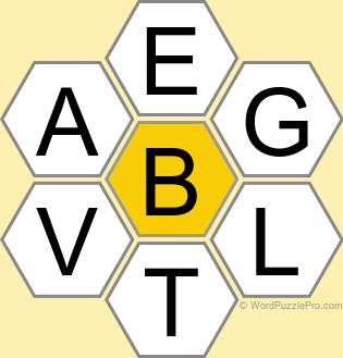 Spelling Bee "Hive" Board for March 3, 2025