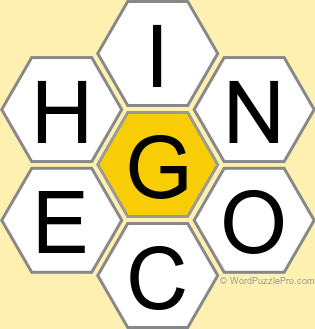 Spelling Bee "Hive" Board for April 1, 2025