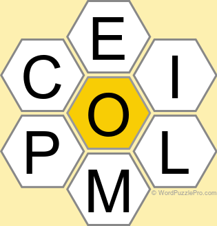 Spelling Bee "Hive" Board for June 2, 2025