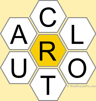 Spelling Bee "Hive" Board for June 5, 2025