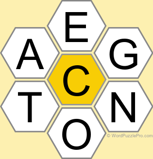 Spelling Bee "Hive" Board for July 30, 2025