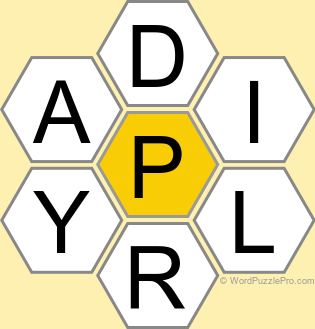 Spelling Bee "Hive" Board for August 2, 2025