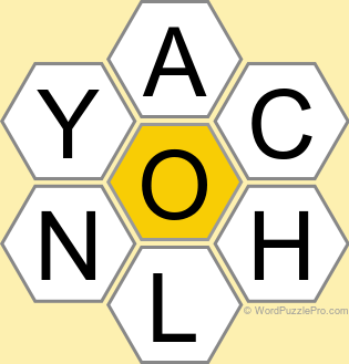 Spelling Bee "Hive" Board for September 4, 2025