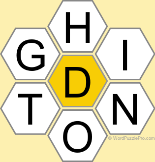 Spelling Bee "Hive" Board for September 22, 2025