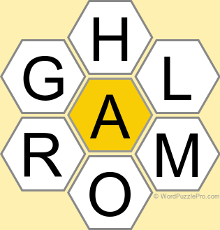 Spelling Bee "Hive" Board for September 26, 2025 Spelling Bee "Hive" Board for September 26, 2025