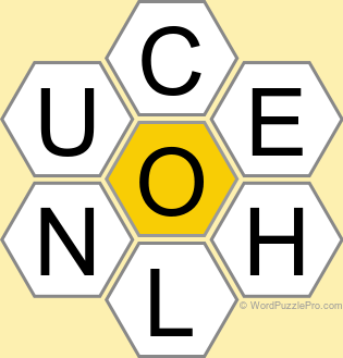 Spelling Bee "Hive" Board for October 18, 2025