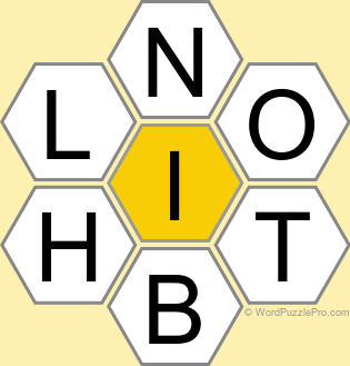 Spelling Bee "Hive" Board for October 28, 2025