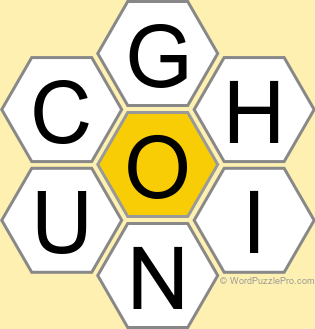 Spelling Bee "Hive" Board for November 30, 2025