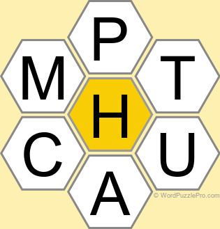 Spelling Bee "Hive" Board for December 3, 2025