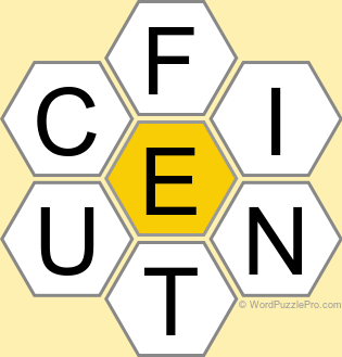 Spelling Bee "Hive" Board for January 24, 2026