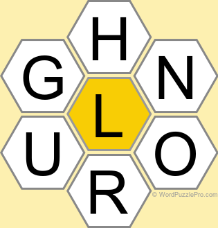 Spelling Bee "Hive" Board for January 30, 2026