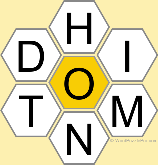 Spelling Bee "Hive" Board for February 5, 2026