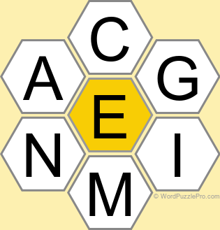 Spelling Bee "Hive" Board for February 6, 2026