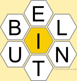 Spelling Bee "Hive" Board for February 8, 2026