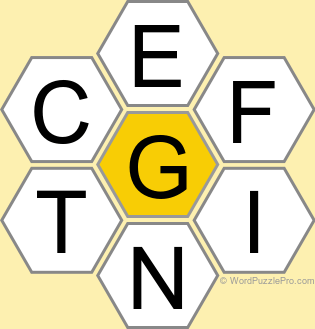 Spelling Bee "Hive" Board for March 4, 2026