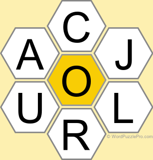 Spelling Bee "Hive" Board for March 5, 2026