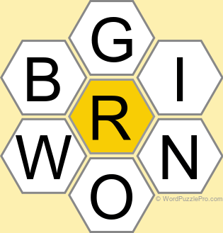 Spelling Bee "Hive" Board for March 7, 2026