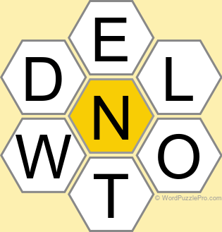 Spelling Bee "Hive" Board for March 11, 2026